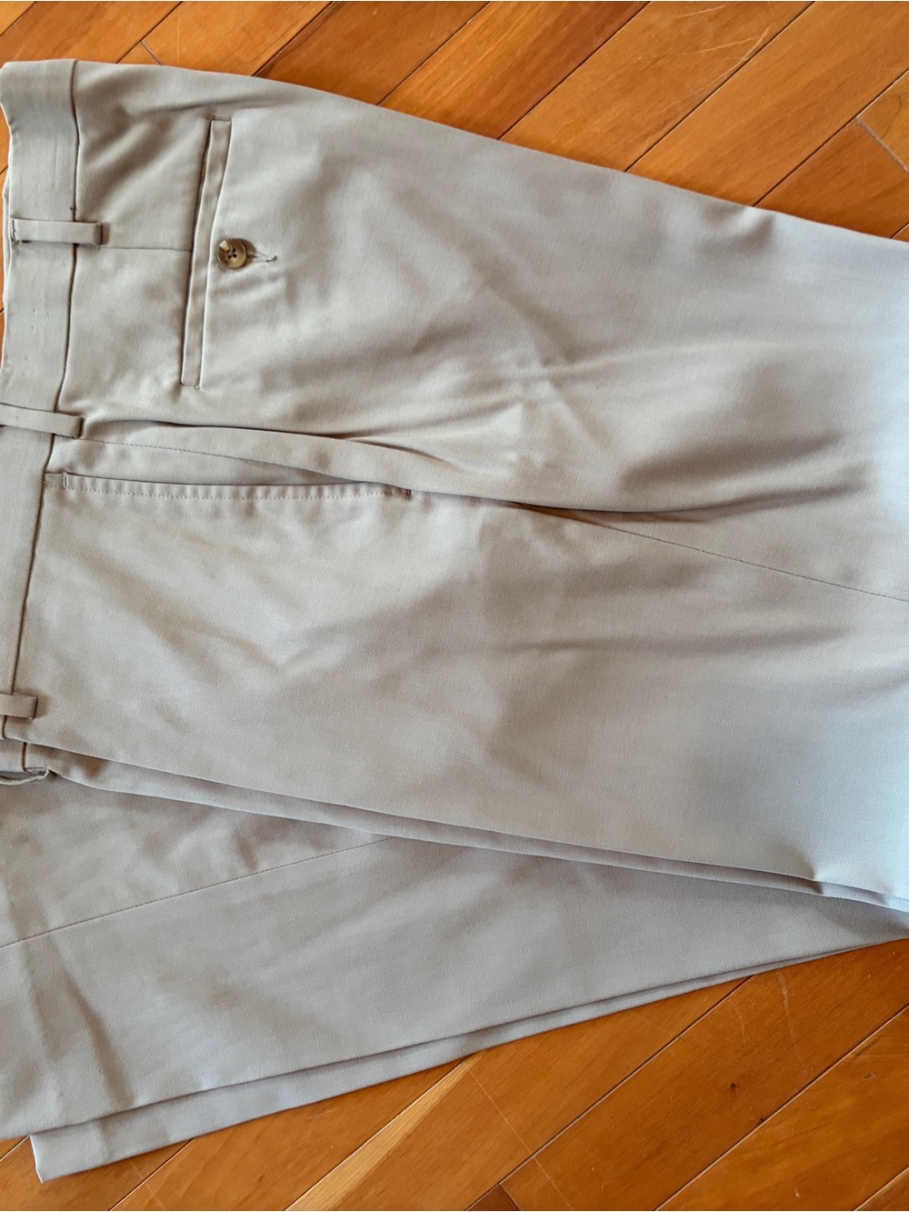 Axist Men's Classic Beige Khaki Tan Dress Pants 34 x 32